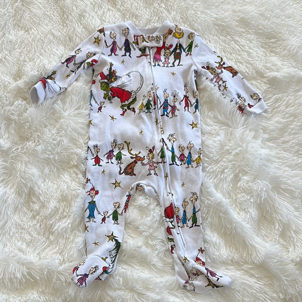 Dr. Seuss Grinch Baby Onesie